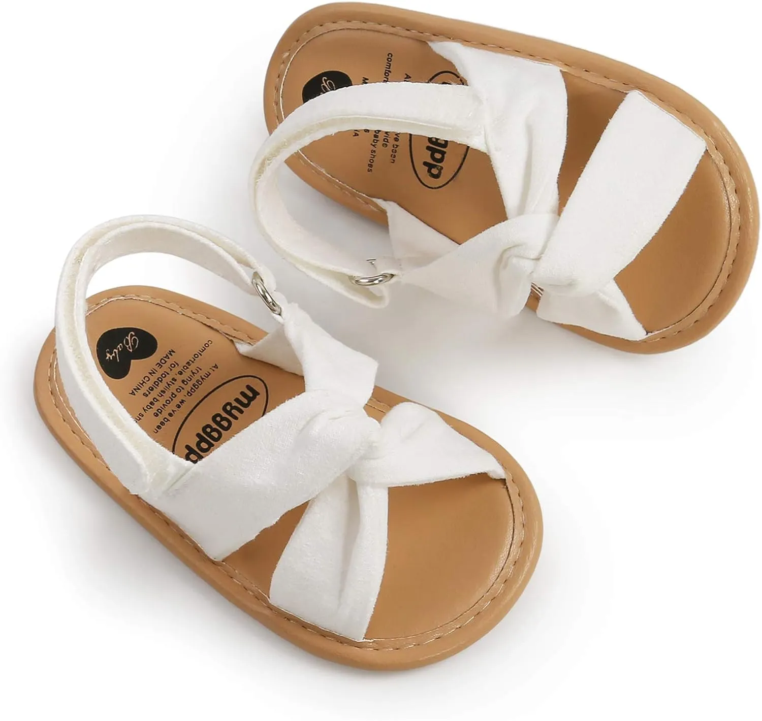 RVROVIC Baby Boys Girls Sandals Premium Infant Summer Outdoor Shoes PU Lightweight Soft Anti-Slip Sole Toddler Prewalker