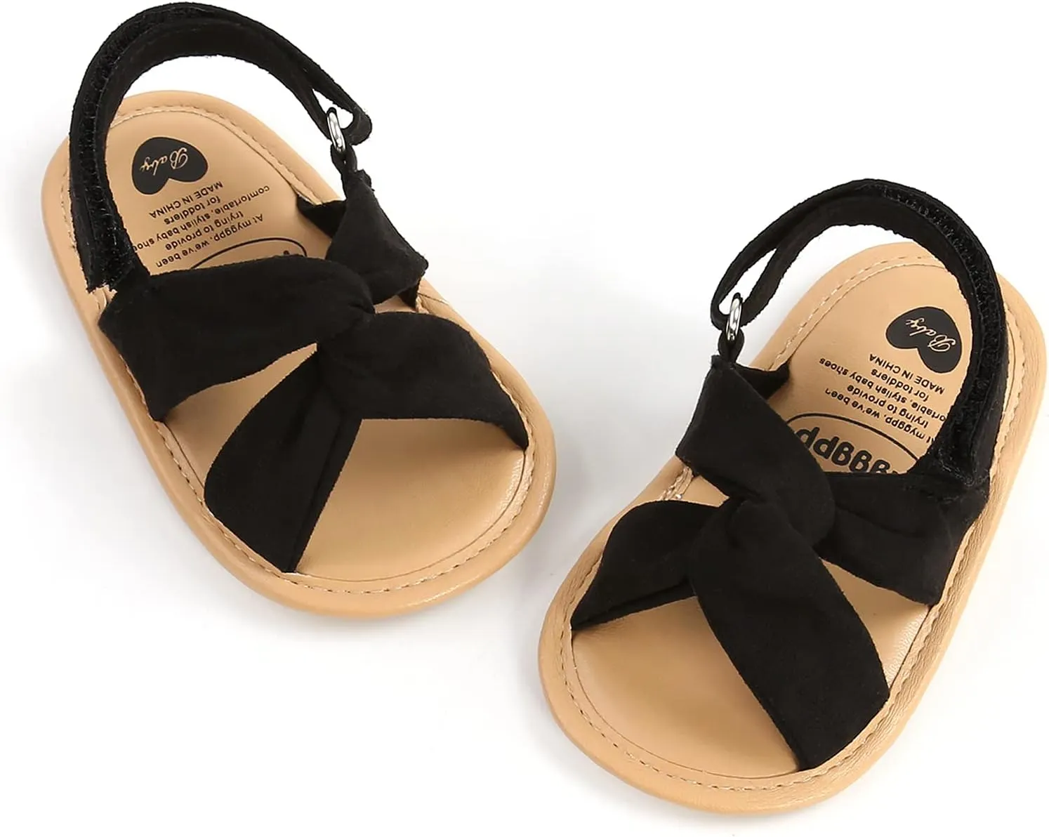 RVROVIC Baby Boys Girls Sandals Premium Infant Summer Outdoor Shoes PU Lightweight Soft Anti-Slip Sole Toddler Prewalker