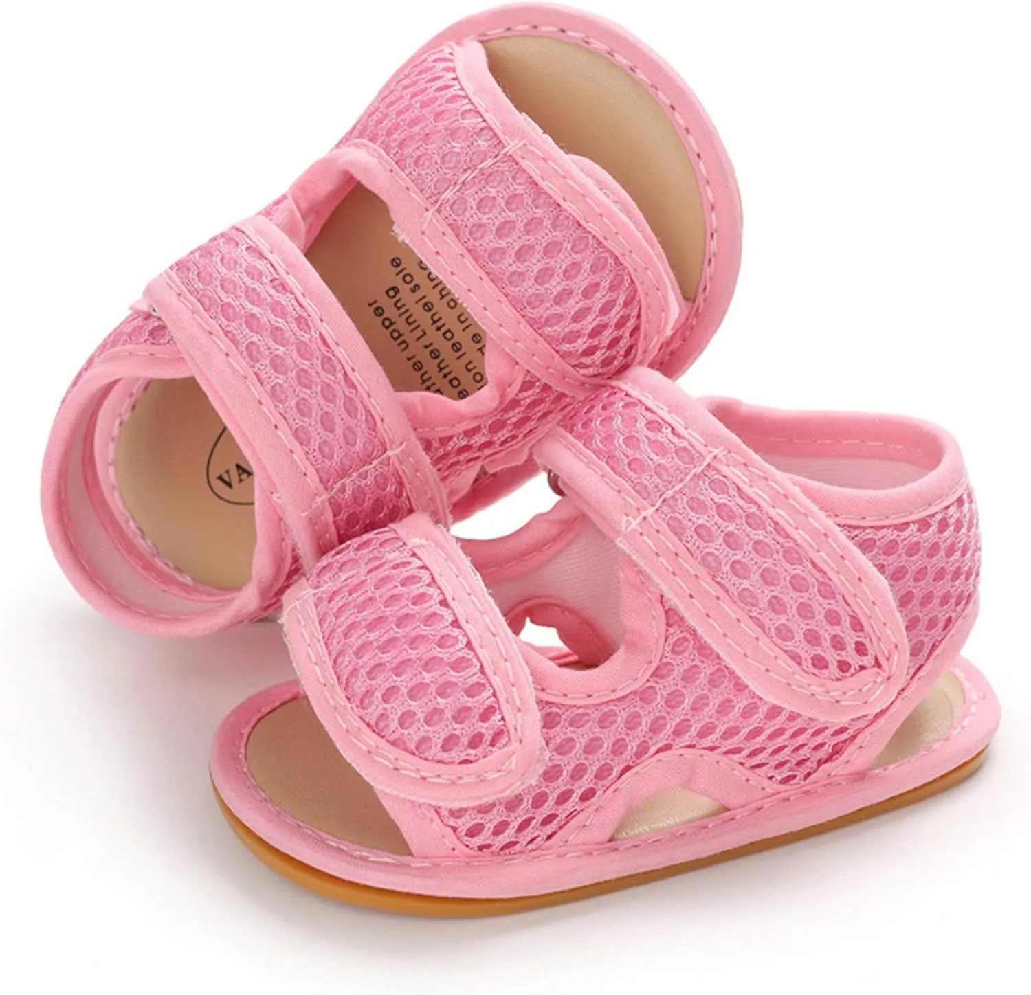 RVROVIC Baby Boys Girls Sandals Premium Soft Anti-Slip Rubber Sole Infant Summer Outdoor Shoes Toddler First Walkers