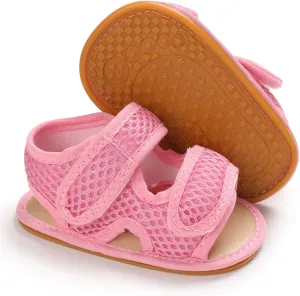 RVROVIC Baby Boys Girls Sandals Premium Soft Anti-Slip Rubber Sole Infant Summer Outdoor Shoes Toddler First Walkers