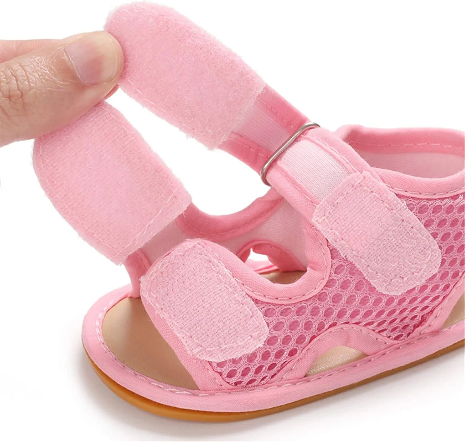 RVROVIC Baby Boys Girls Sandals Premium Soft Anti-Slip Rubber Sole Infant Summer Outdoor Shoes Toddler First Walkers