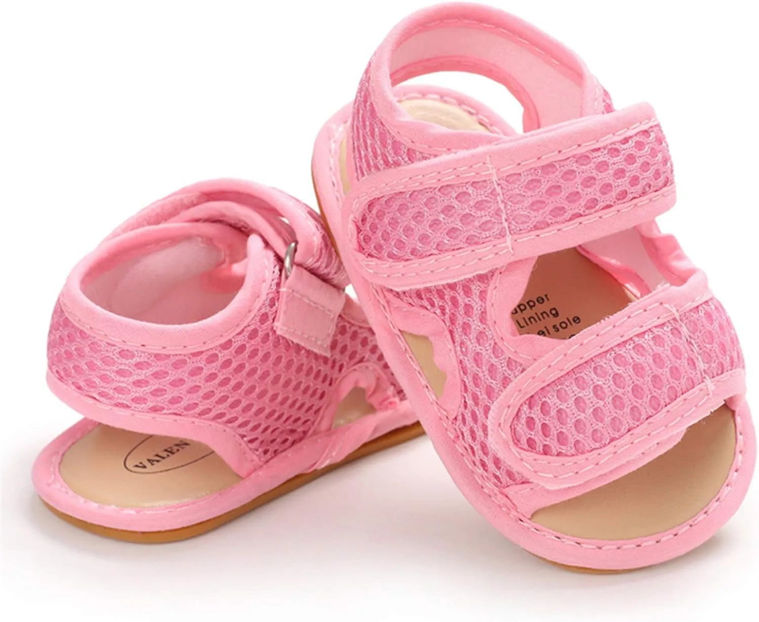 RVROVIC Baby Boys Girls Sandals Premium Soft Anti-Slip Rubber Sole Infant Summer Outdoor Shoes Toddler First Walkers