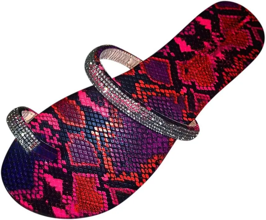 Sandals for Women Flat,Women's 2020 T-Strap Comfy Platform Sandal Shoes Summer Beach Travel Fashion Slipper Flip Flops