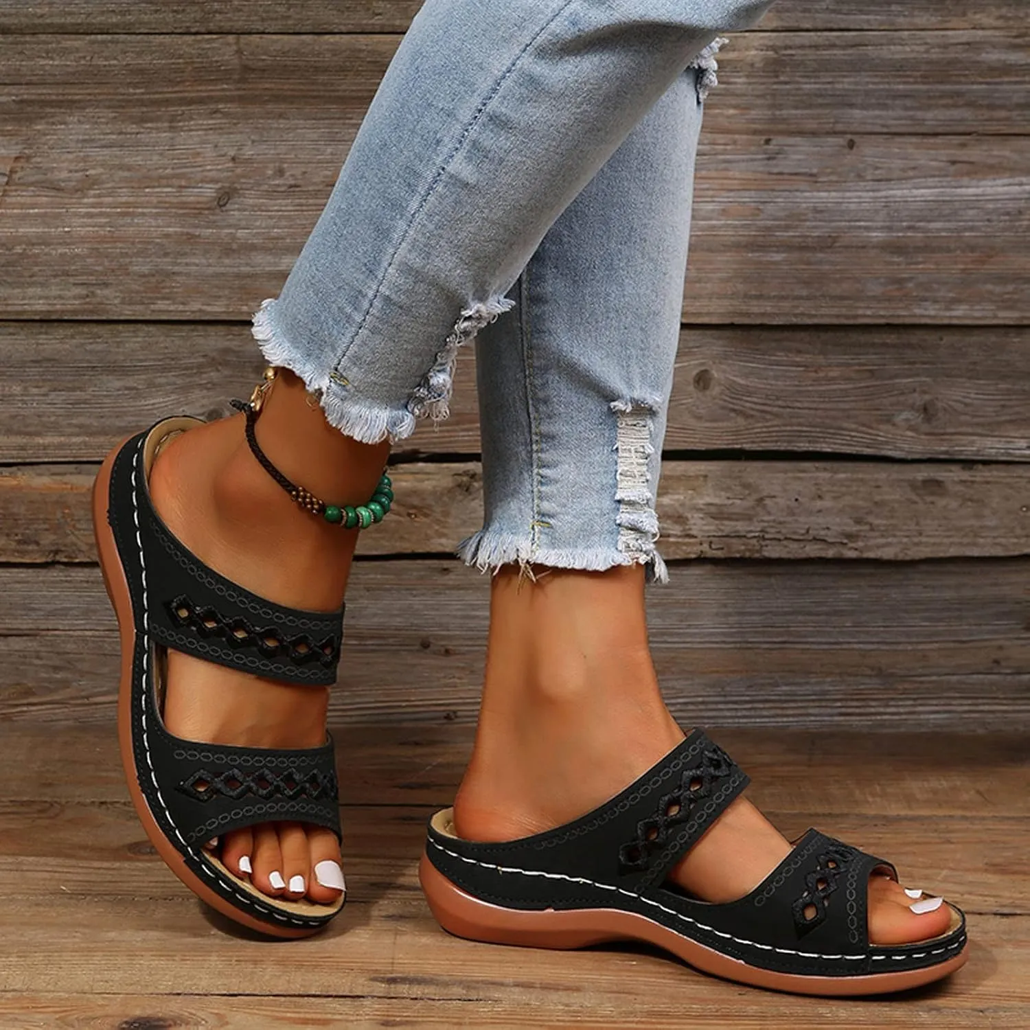 SBGMoSJ Orthopedic Sandals for Men Plantar Fasciitis Best Walking Sandals for Women Travel Dressy Wide Low Wedges for Women Evening Best Mens Flip Flops Black Platform Sandals Nude Heel Sandals