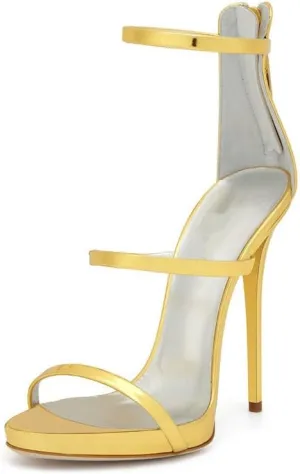 sexytag Women's Rhinestone Sparkly Heels Low Platform Open Toe Stiletto Ankle Strap High Heels Sandals