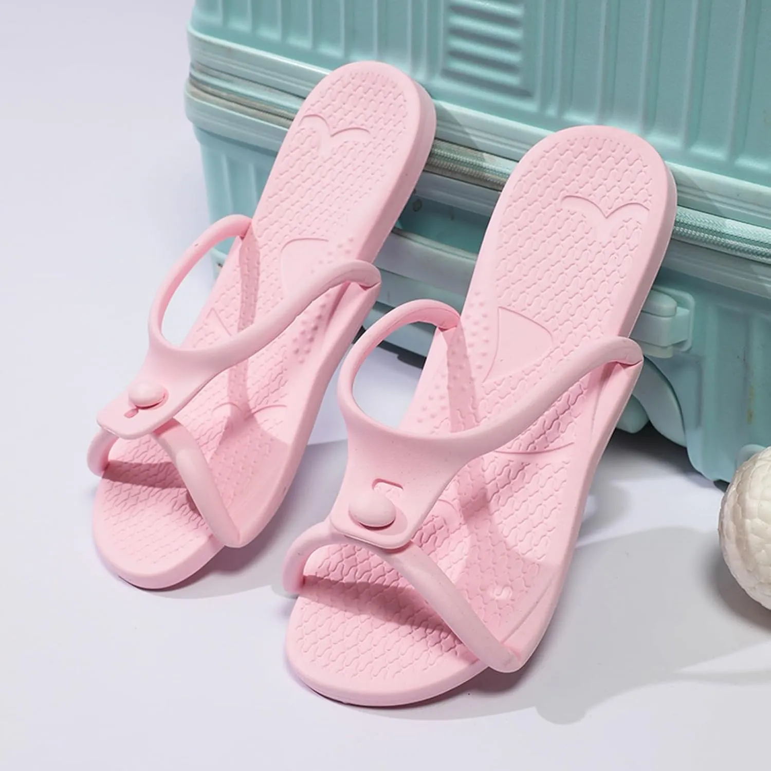 Slides For Women Ladies Shoes Couple Travel Portable Bathroom Slippers Comfortable Soft Sole Foldable Slippers