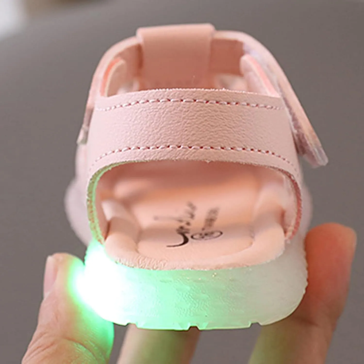 Toddler Girls Shoes Flat Comfortable Soft Sandals Soft Sole Shoes Baotou Princess Light Fasion Non-slip Shoes