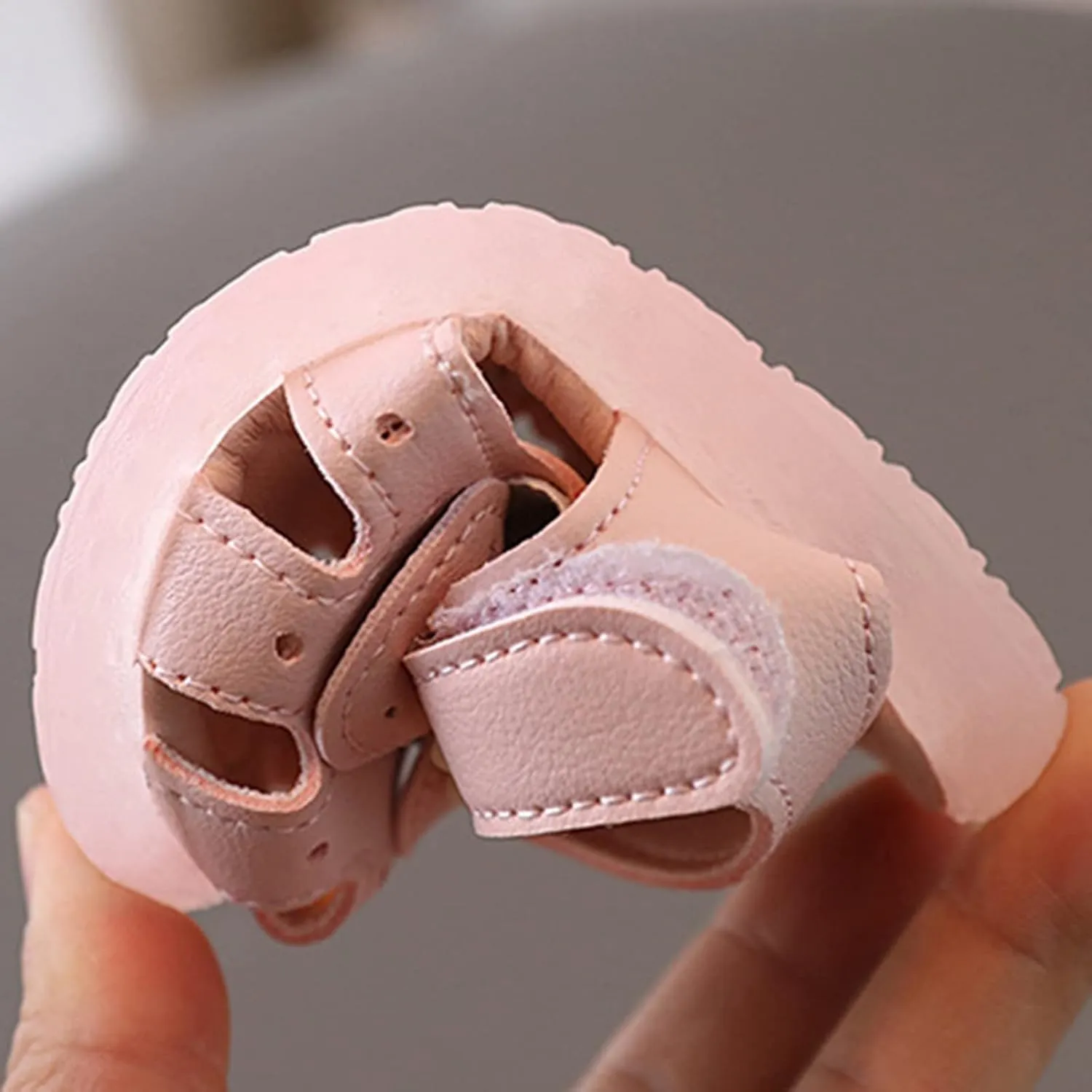 Toddler Girls Shoes Flat Comfortable Soft Sandals Soft Sole Shoes Baotou Princess Light Fasion Non-slip Shoes
