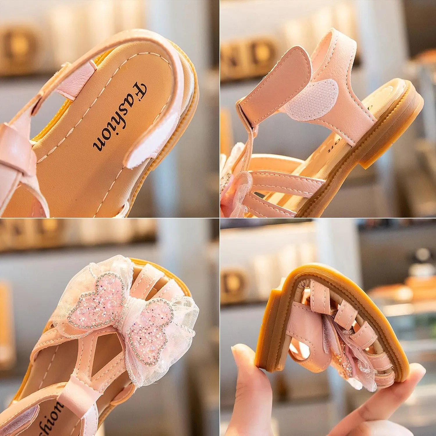 Toddler Sandles Children Shoes Flat Baotou Sandals Comfortable Soft Sole Outdoor Beach Closed Toe Sandals For