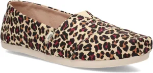 TOMS Women's Seasonal Classic Alpargata Beige Classic Leopard Print