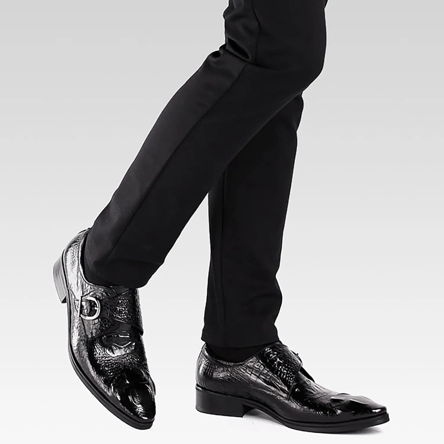 UOQAPRE Men's Oxfords Formal Dress Shoes Classic Oxford Dress Shoes Formal Business Full Leather Shoes for Men