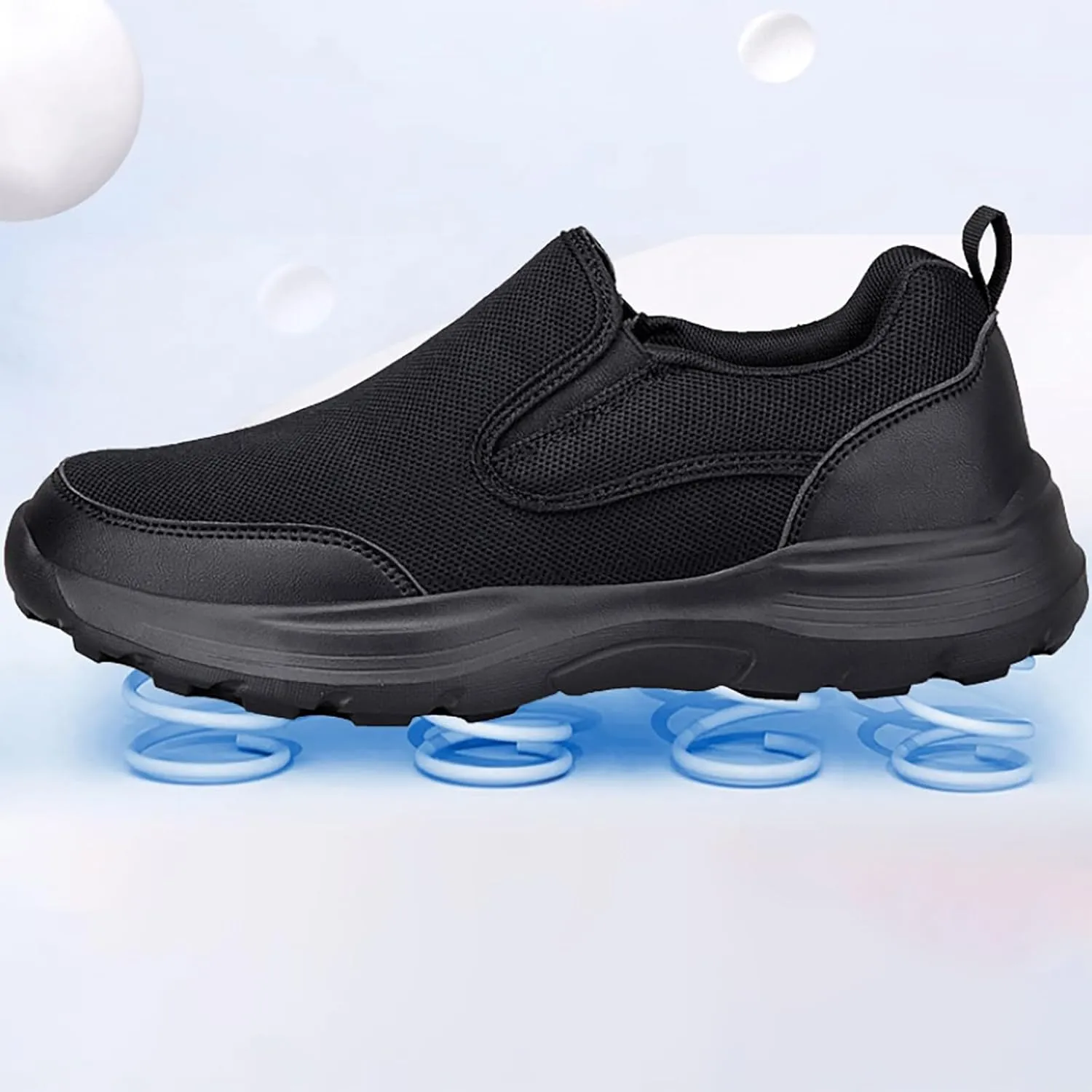 Walking Shoes for Men Mesh Walking Shoes Breathable Lightweight Running Shoes Slip On Casual Sneaker for Women