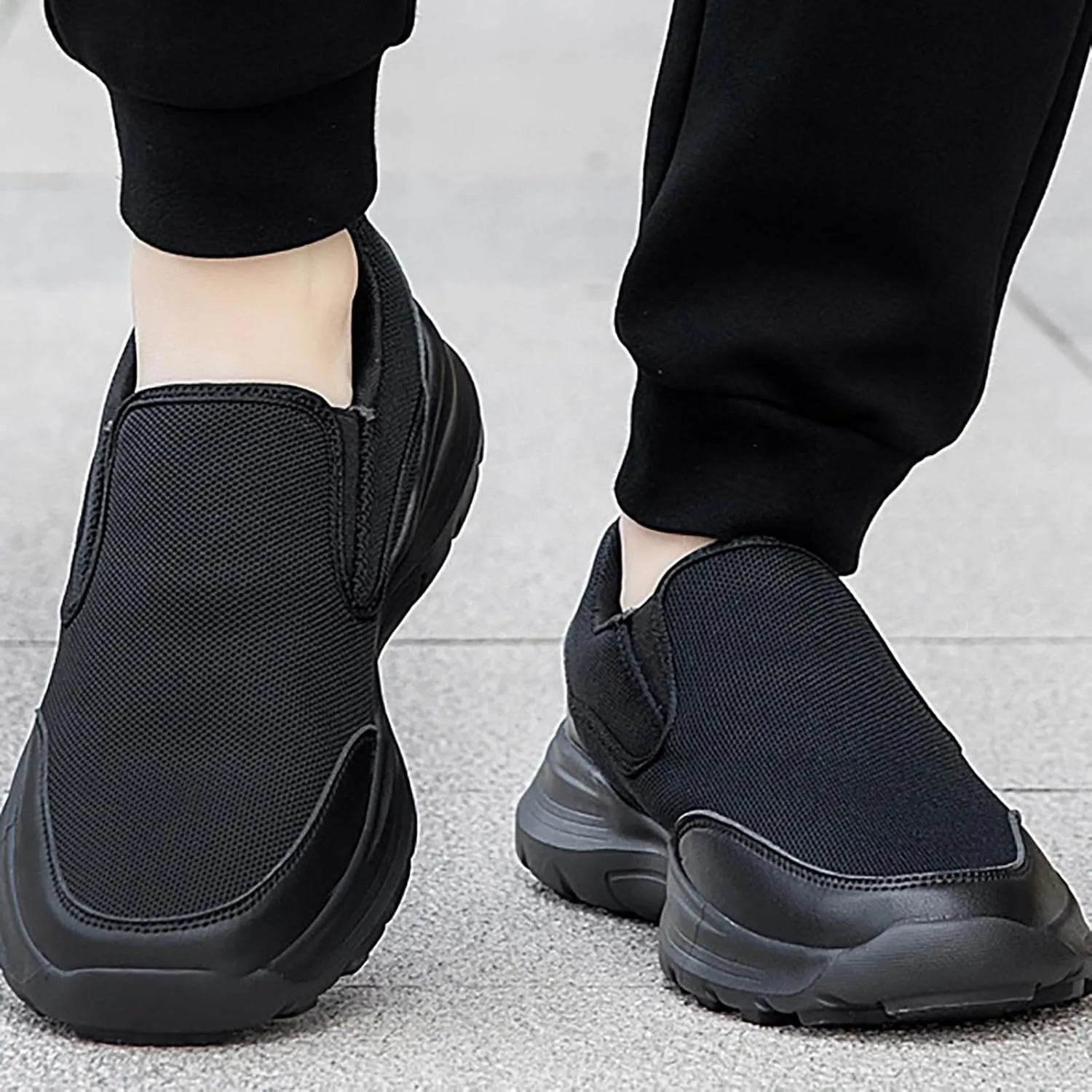 Walking Shoes for Men Mesh Walking Shoes Breathable Lightweight Running Shoes Slip On Casual Sneaker for Women