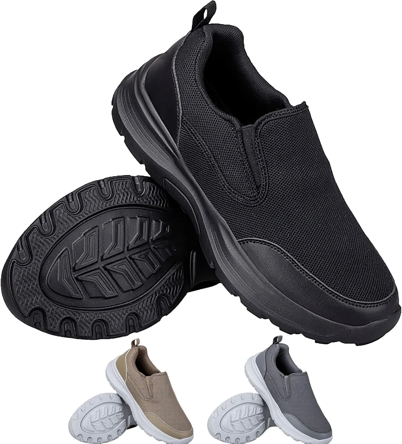 Walking Shoes for Men Mesh Walking Shoes Breathable Lightweight Running Shoes Slip On Casual Sneaker for Women