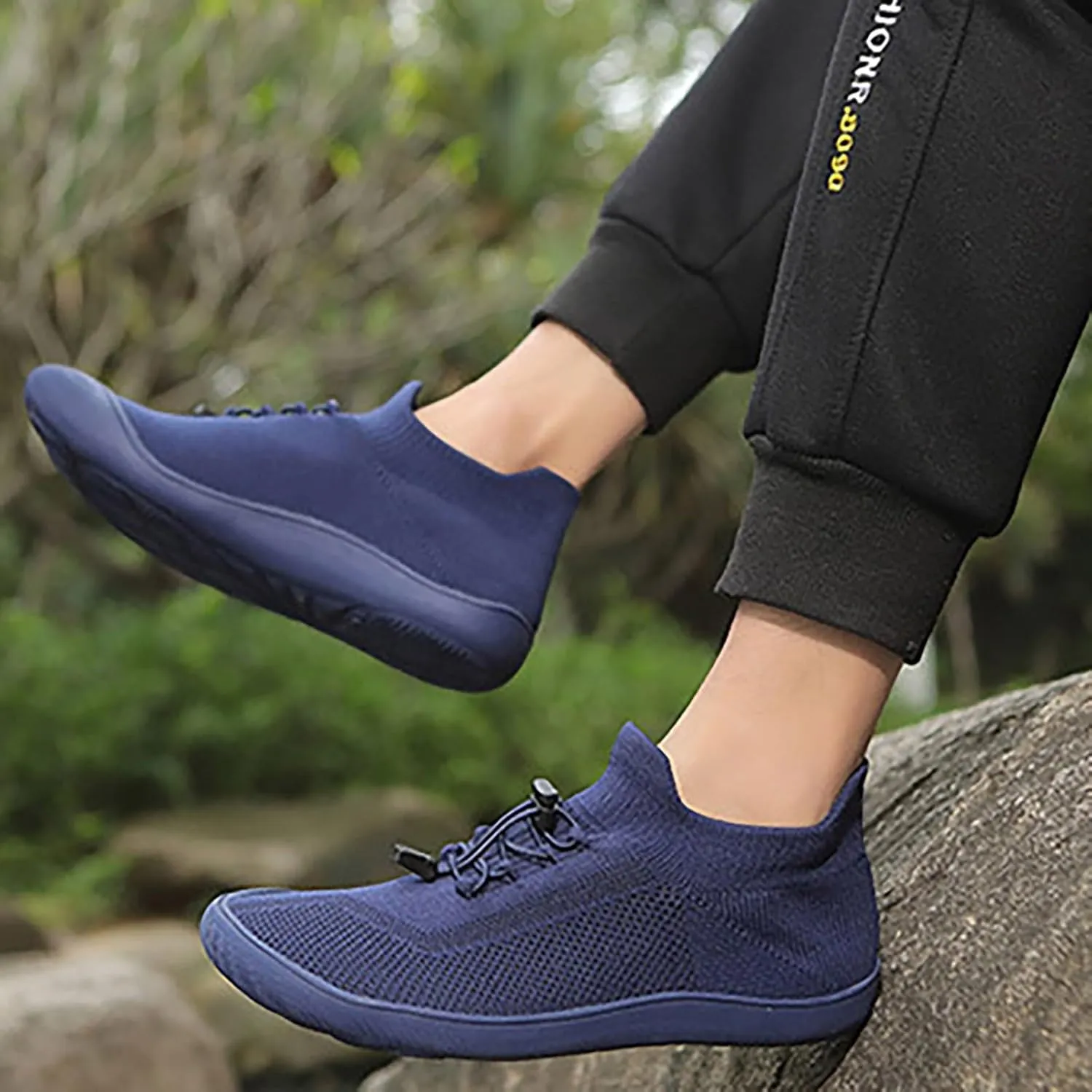 Women Walking Shoes Sock Sneakers Slip-On Breath Mens Running Shoes Slip On Dressy Casual Shoes Fashion Sneakers 2025 Black Tennis Shoe Casual Loafers