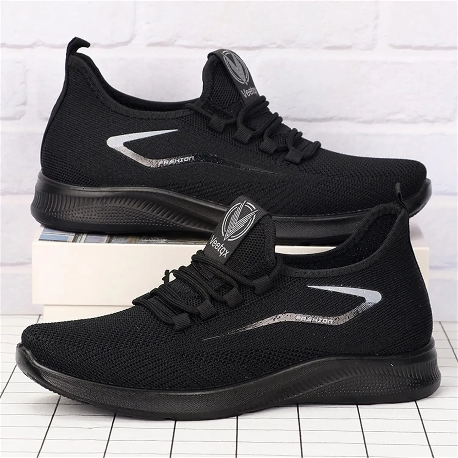 Women Walking Shoes Sock Sneakers Slip-On Breath Running Shoes for Men Boots Men Casual Dress Shoes Waterproof Sneakers Waterproof Tennis Shoe White Loafers