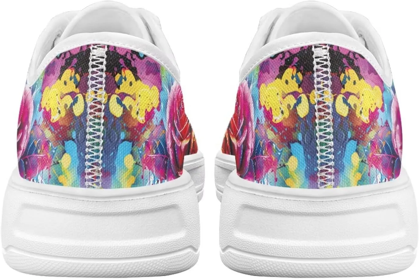 Womens Canvas Sneakers Lightweight Lace Up Fashion Comfortable Canvas Shoes Low Top Slip On Casual Tennis Walking Footwear