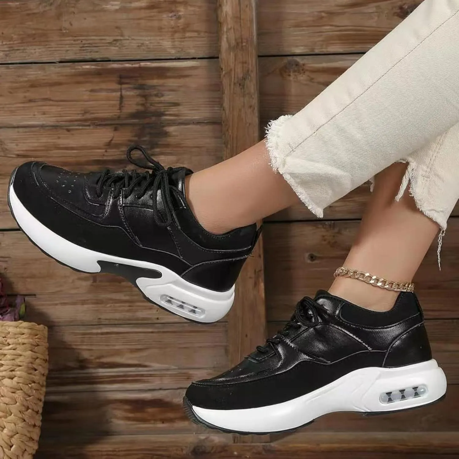 Womens Elastic Slip On Sneakers Casual Walking Shoes Lightweight Canvas Comfortable Flats Non Slip Loafers