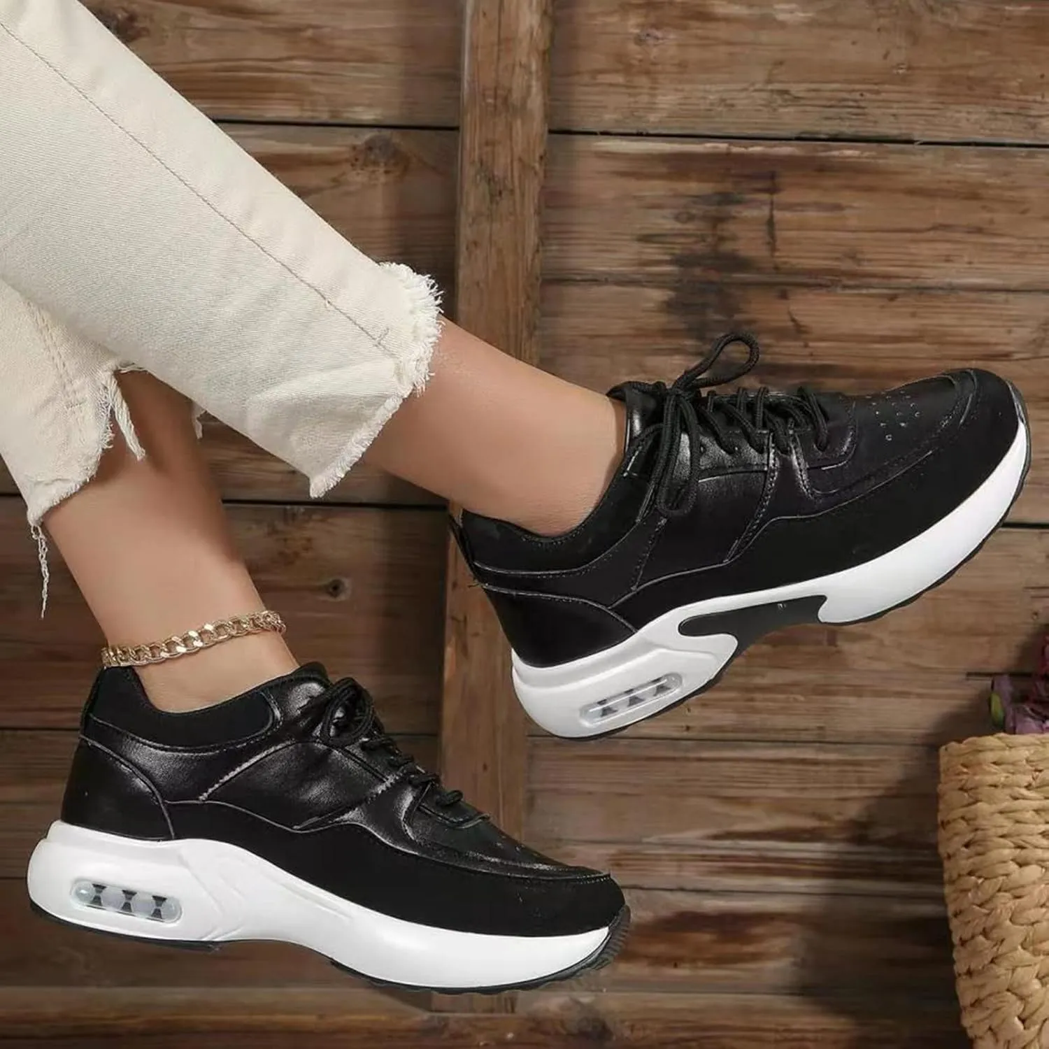 Womens Elastic Slip On Sneakers Casual Walking Shoes Lightweight Canvas Comfortable Flats Non Slip Loafers