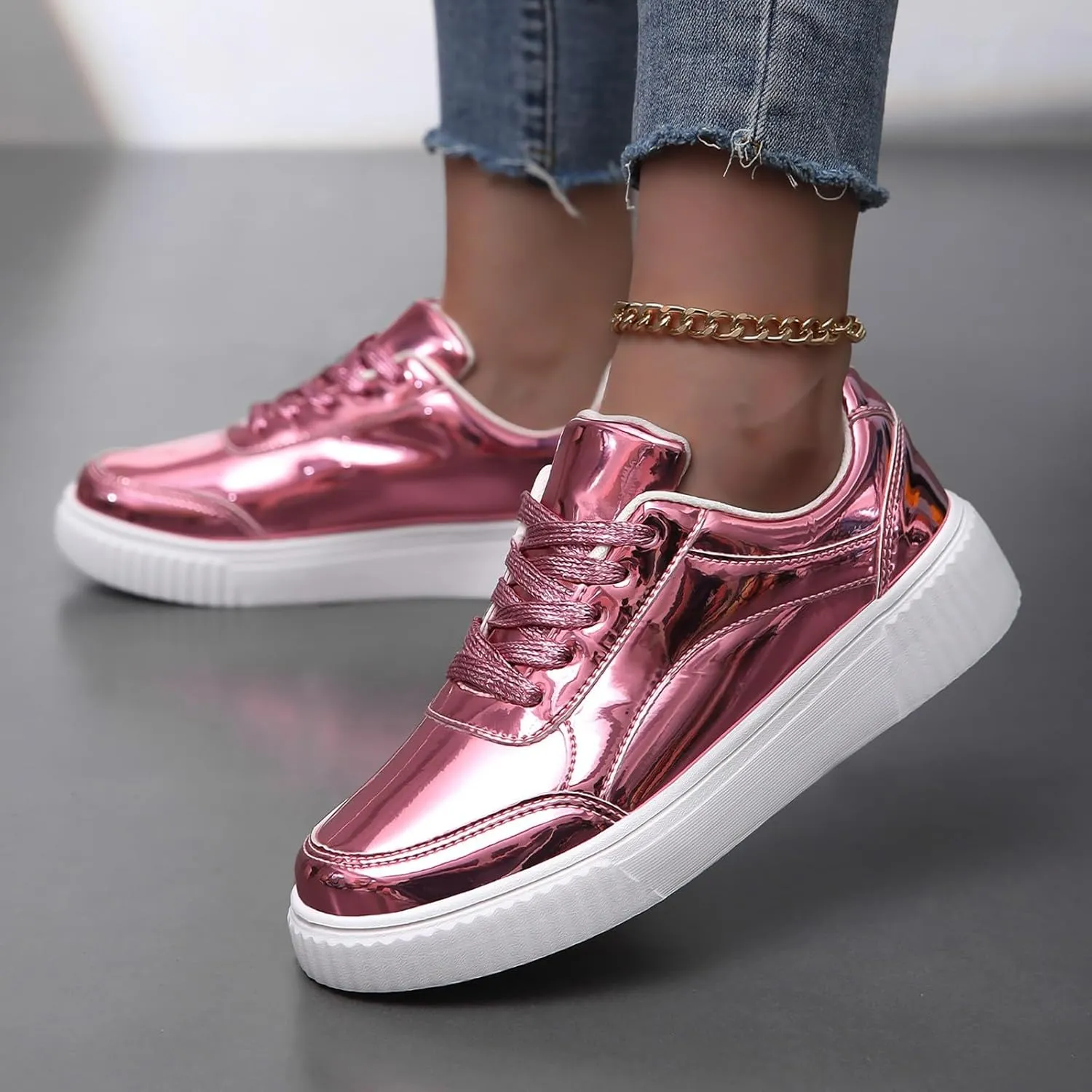 Womens Running Shoes Womens Slip On Sneakers Wide Width Womens Loafers Cozy Warm Lightweight Christmas Shoes for Women Comfort Cute Casual Slip On Lightweight