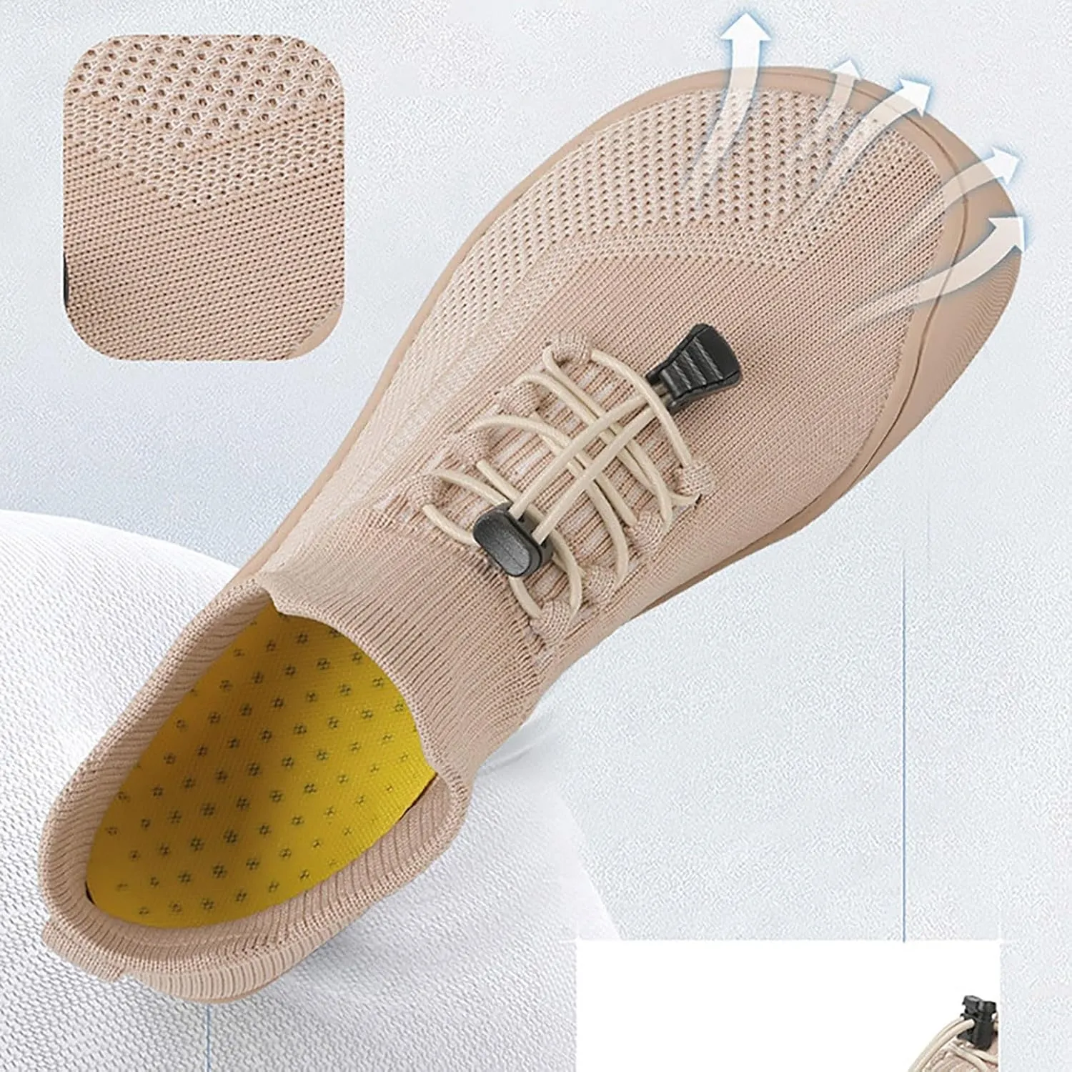 Women's Slip on Sneakers Shoes Woven Orthopedic Running Shoes for Men Comfortable Casual Dress Shoes Wedge Sneakers Steel Toe Tennis Shoe Loafers Dress Shoe