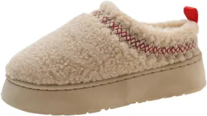 Women's Slippers Winter House Shoes Indoor and Outdoor- Cozy Fur-Lined Ankle Boots for Warm and stylish snow boots