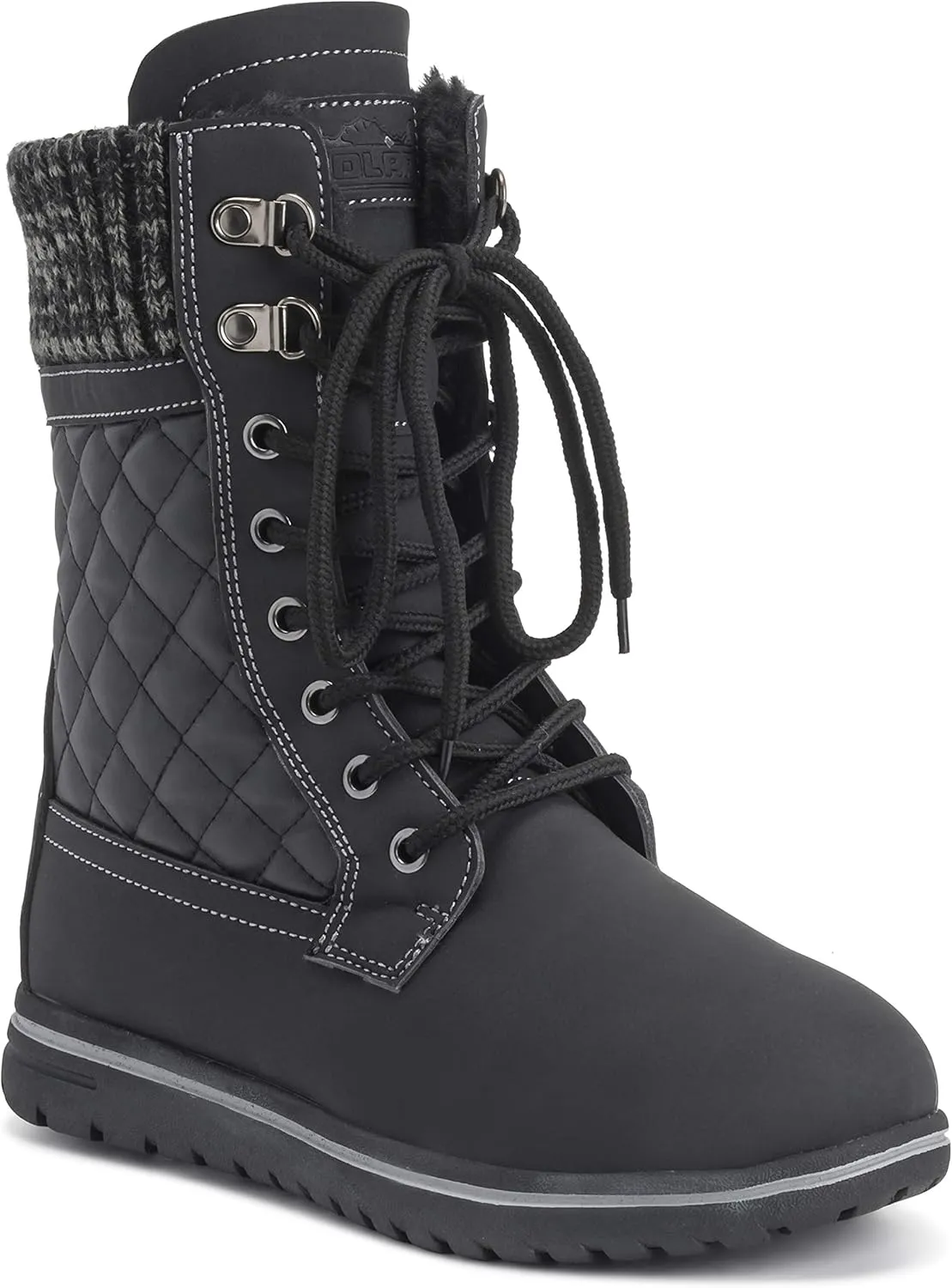 Womens Waterproof Durable Snow Winter Hiking Fleece Ankle Boots