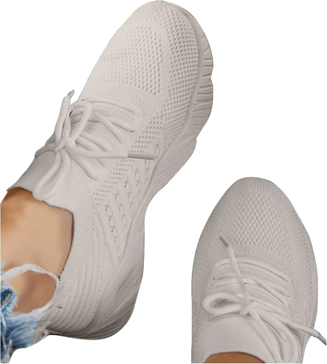 Women's Woven Orthopedic Breathable Soft Shoes Running Shoes for Women Fashion Black Casual Shoes Men Shoes Sneakers Brown Tennis Shoe Casual Loafers