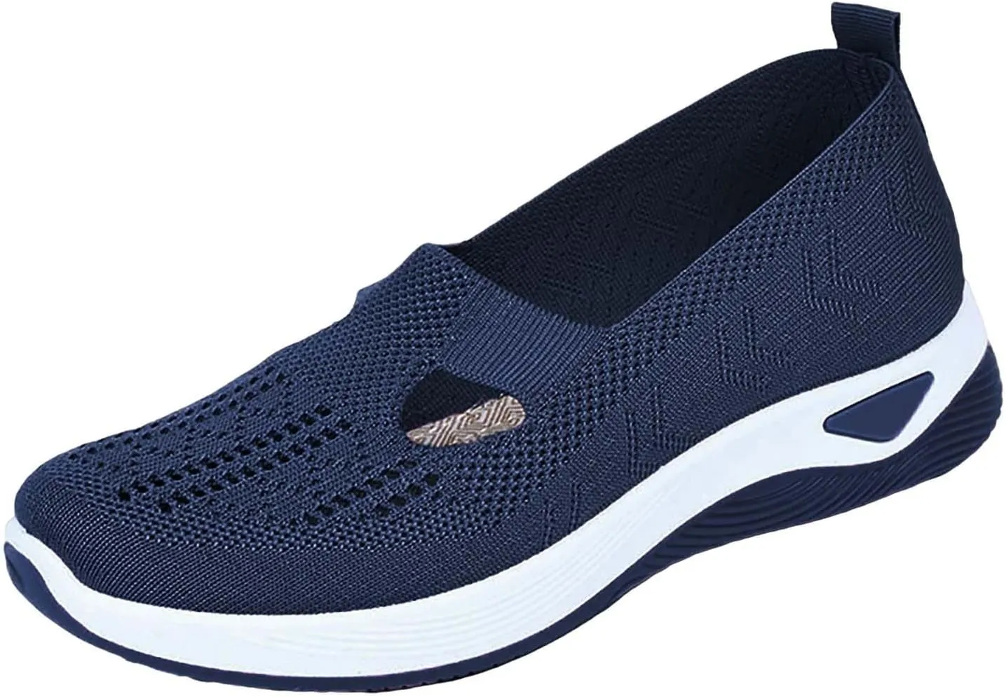 Women's Woven Orthopedic Breathable Soft Shoes Womens Running Shoes Arch Support Shoes Dressy Casual Wedge Sneakers Tennis Shoe Loafers Dress Shoe