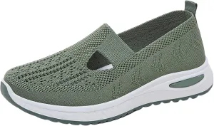 Women's Woven Orthopedic Breathable Soft Shoes Womens Running Shoes Wide Width Women Shoes Casual Shoes Sneakers Slip On Tennis Shoe Casual Loafers
