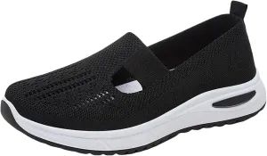 Women's Woven Orthopedic Breathable Soft Shoes Womens Running Shoes Wide Width Women Shoes Casual Shoes Sneakers Slip On Tennis Shoe Casual Loafers