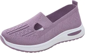 Women's Woven Orthopedic Breathable Soft Shoes Womens Running Shoes Wide Width Women Shoes Casual Shoes Sneakers Slip On Tennis Shoe Casual Loafers