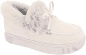 ZBYY Women's Winter Flat Boots Warm Durable Shoes Fur Lining Ankle Snow Boots Flats Platform Thick Plush Walking Loafer